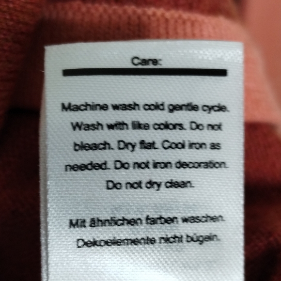 Smartwool Women Shadow Pine Colorblock Sweater Ginger Masala Women's Size Small - Picture 5 of 6
